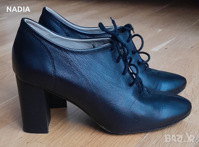 Daris черни обувки от естествена кожа