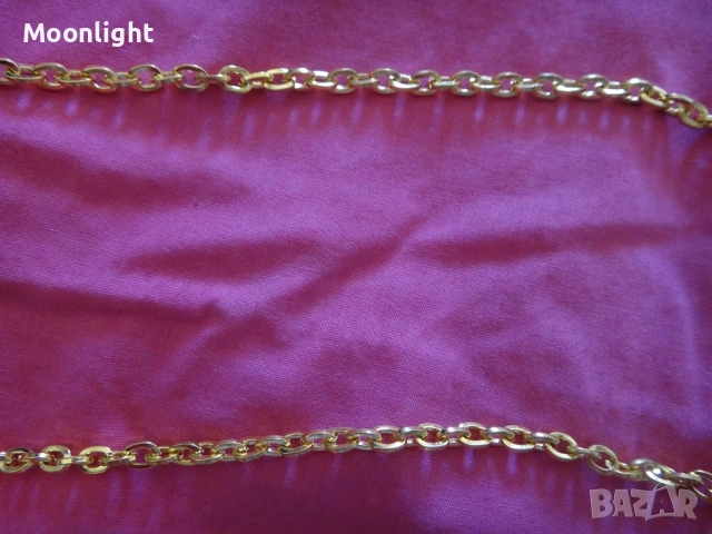 Нова дълга златиста верижка/дръжка за чанта или друг аксесоар, снимка 4 - Чанти - 52639093