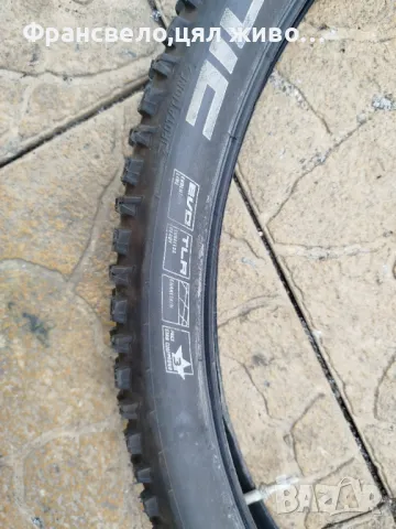 26 цола тублес гума за велосипед колело с вътрешна schwalbe nobby nic 2.25, снимка 4 - Части за велосипеди - 47549442