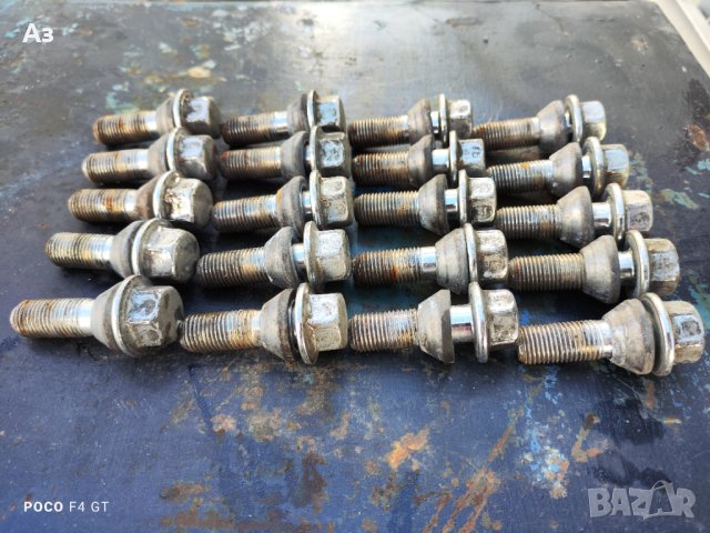 Оригинални болтове за лети джанти М14×1.5, снимка 2 - Аксесоари и консумативи - 43019776