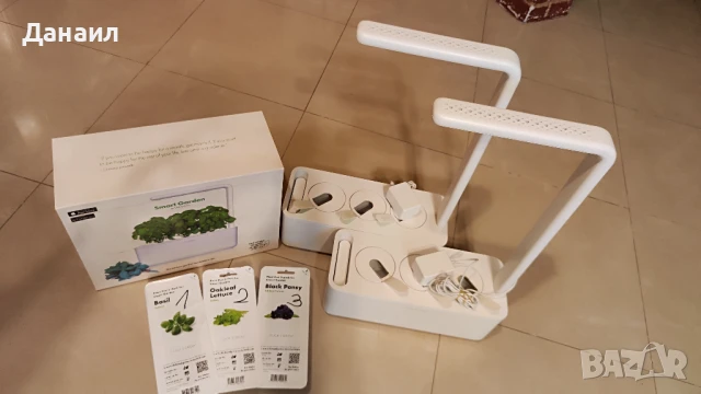 Смарт саксия Click & Grow - Smart Garden 3, 8W, бяла