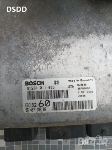 Компютър двигател ECU 0281011033 за Peugeot 807, Citroen C8, Fiat Ulysse, Lancia Phedra 2.2 HDI/JTD, снимка 2 - Части - 49856818