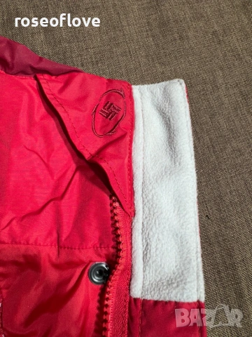 Columbia дамско червено яке размер - М, снимка 6 - Якета - 53261910