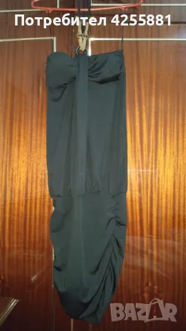 Черна стилна рокля 