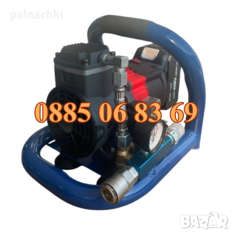 Универсален акумулаторен безчетков въздушен компресор с 2 батерии 36V 8Ah, снимка 2 - Компресори - 51232812