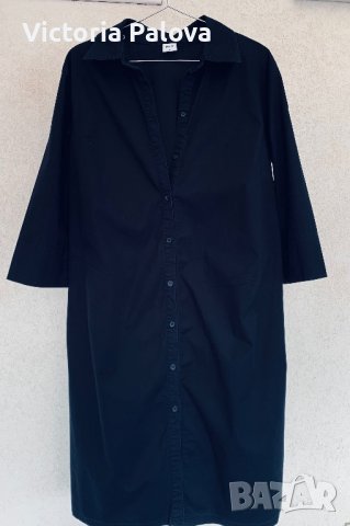 Стилна спортна черна рокля POLARN O. PURET Швеция