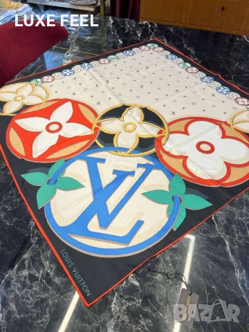 Дамски Шалове - Коприна ⚜️ Louis Vuitton , снимка 15 - Шалове - 53021273
