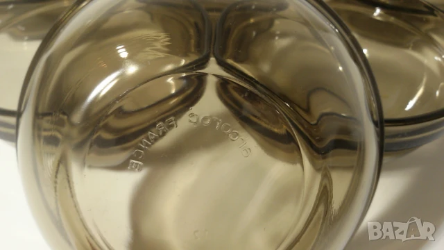 Лот 6 малки френски купички от закалено стъкло Arcoroc, снимка 13 - Прибори за хранене, готвене и сервиране - 51317280