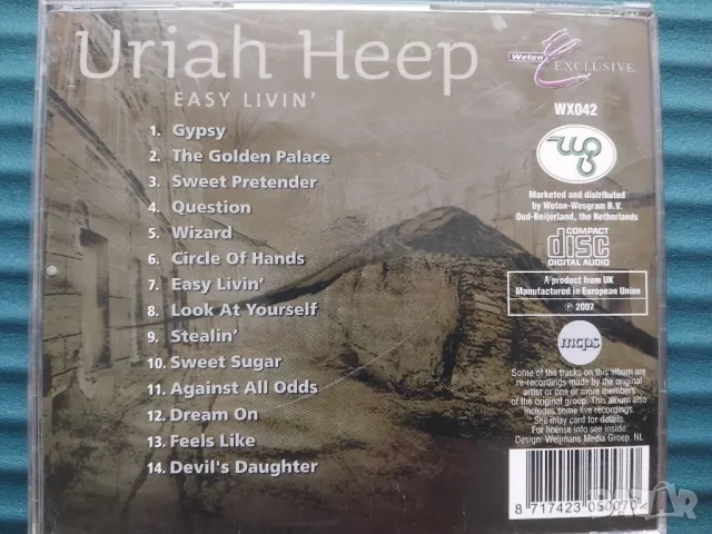 Uriah Heep – Easy Livin' - матричен диск музика, снимка 2 - CD дискове - 49729552