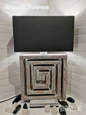 Лампа от дърво,ръчна изработка