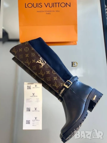 ботуши louis vuitton burberry gucci chanel, снимка 4 - Дамски ботуши - 50776573