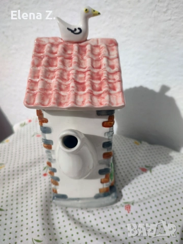 Ретро чайник The Door на Swineside Teapottery - минимална забележка, снимка 6 - Декорация за дома - 53569872