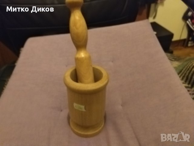 Тахан таханче чукало дървено ново Н-120мм на чукалото и фи 80 на 57мм