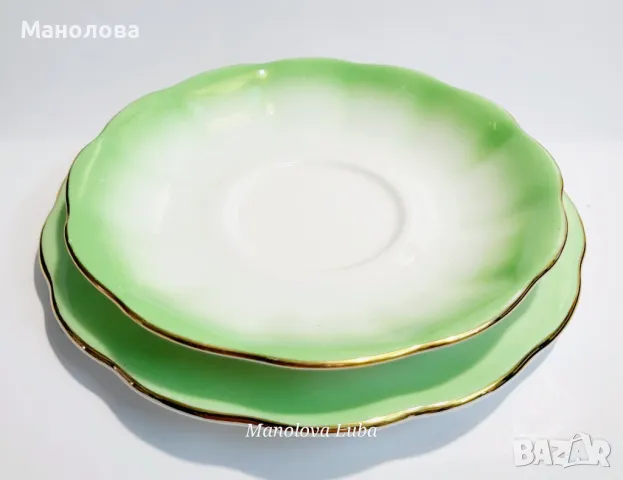 Троен комплект Royal Albert Rainbow - във форма Hampton Shape., снимка 5 - Други ценни предмети - 48074073