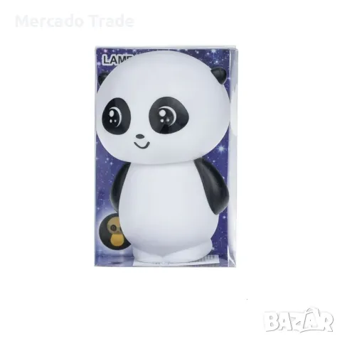 Декоративна детска нощна лампа Mercado Trade, Панда, Бяла, снимка 3 - Детски нощни лампи - 48855613