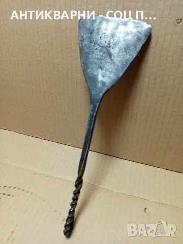 Соц Стара Ръчно Кована Огрипка., снимка 2 - Антикварни и старинни предмети - 49521305