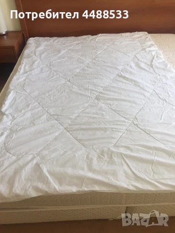 Лятно одеяло, ватирано, подплатено с синтепон. Размер 200*140 см, снимка 2 - Олекотени завивки и одеяла - 51081211