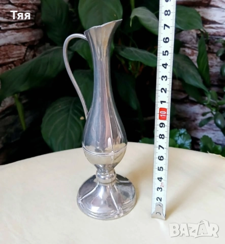 Посребрени каничка и малки фруктиери, снимка 7 - Антикварни и старинни предмети - 52844755