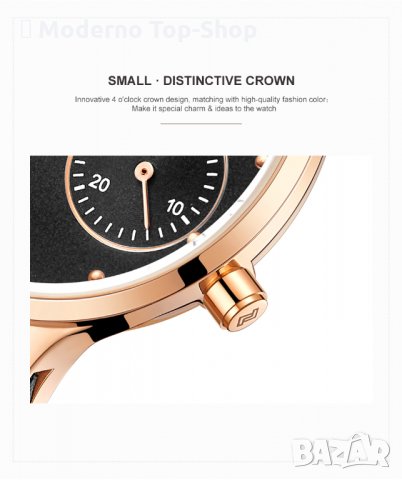 Дамски часовник NAVIFORCE Feminino Black/Gold 5001L RGBB., снимка 6 - Дамски - 34752400