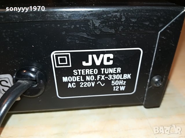 jvc fx-330lbk stereo tuner-japan 3105211228, снимка 10 - Ресийвъри, усилватели, смесителни пултове - 33056008