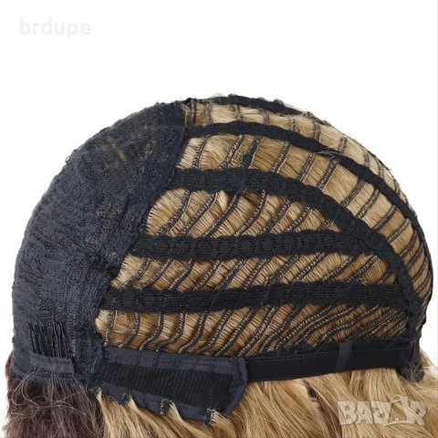 Омбре къдрава перука 66 см, снимка 6 - Аксесоари за коса - 43330336