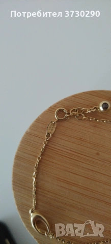 Златна гривна 14к , снимка 3 - Гривни - 53483505