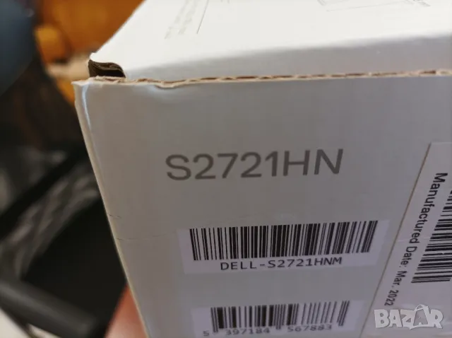 IPS монитор DELL 27" S2721HN, снимка 4 - Монитори - 50201015