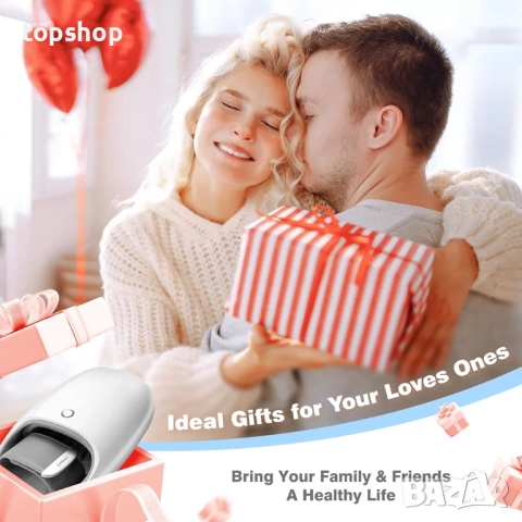 Чисто нов компресорен безжичен масажор за ръце KNQZE с touchscreen, топлина, ролков масаж, охлаждане, снимка 8 - Масажори - 52089819