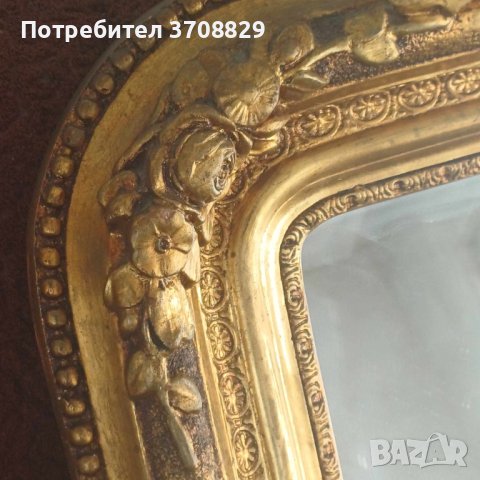 Османско огледало барок, снимка 4 - Антикварни и старинни предмети - 43558472