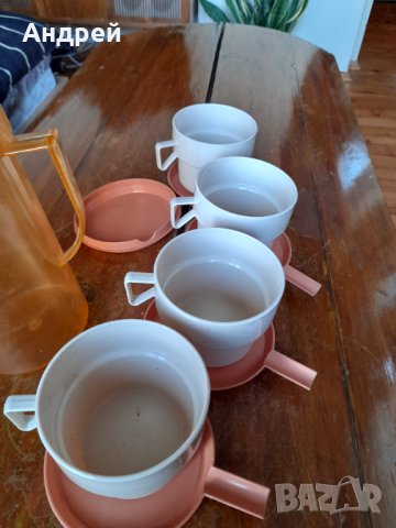 Стар Туристически комплект кана с чаши, снимка 4 - Други ценни предмети - 43626243