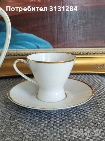 Винтидж Rosenthal чаен/кофеен сервиз Германия, снимка 3 - Сервизи - 51803856