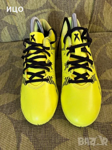 ДЕТСКИ ФУТБОЛНИ ОБУВКИ ADIDAS X 15.4 IN, СЛЪНЧЕВО ЖЪЛТО/ЧЕРНО, снимка 2 - Спортни обувки - 50539244