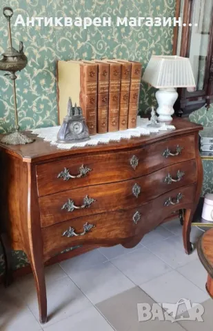 Античен ,френски скрин , снимка 4 - Скринове - 49999948