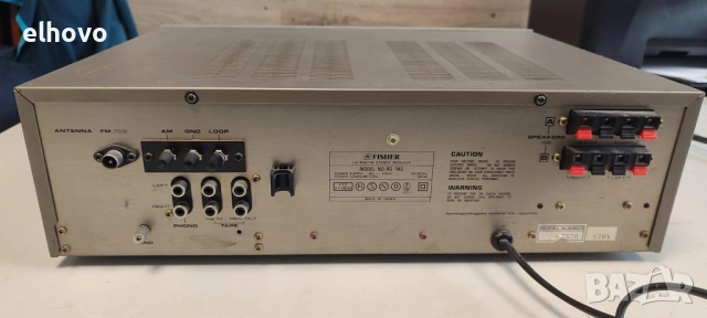 Ресивър Fisher RS-140, снимка 7 - Ресийвъри, усилватели, смесителни пултове - 53281510