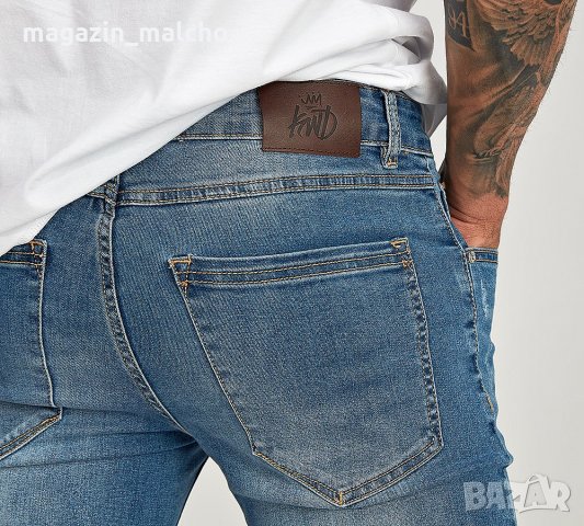 МЪЖКИ КЪСИ ДЪНКИ – Lumor Skinny Distressed Short; размери: W28, снимка 5 - Къси панталони - 27727808