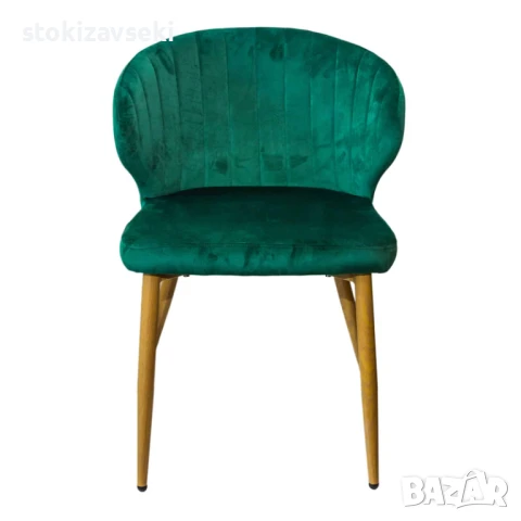 Трапезен стол, зелен цвят