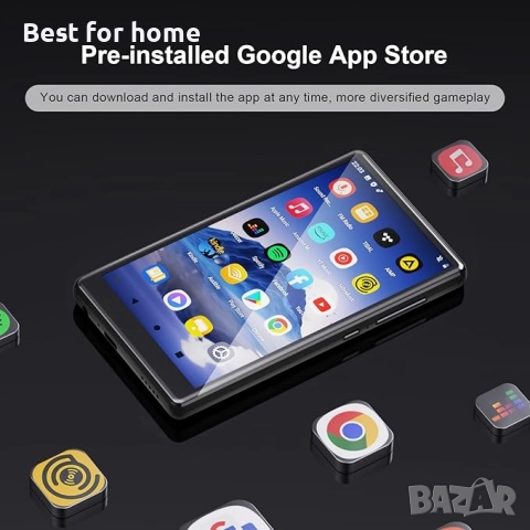 160GB MP3 плейър с Bluetooth и WiFi, снимка 3 - MP3 и MP4 плеъри - 51975219