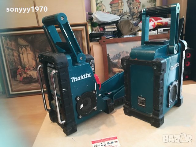 makita profi-СТРОИТЕЛНО РАДИО без батерия 0105211438, снимка 7 - Радиокасетофони, транзистори - 32734993