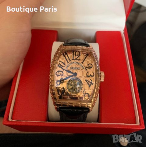 Мъжки часовник Franck Muller Gold Croco, снимка 4 - Мъжки - 40528291