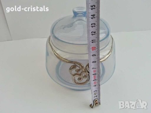 ретро купа с капак захарница бонбониера и др, снимка 5 - Антикварни и старинни предмети - 28364894