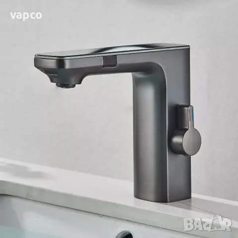 Модерен сензорен LED смесител за баня с дисплей W89, снимка 3 - Смесители - 48759475