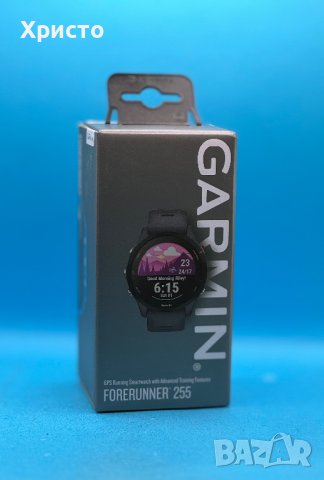 НОВ!!! Смарт часовник Garmin Forerunner 255, Сив , снимка 2 - Смарт часовници - 43812103