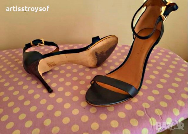 Токчета естествена кожа Musete и Banana Republic, размер 38, снимка 4 - Дамски обувки на ток - 36983367