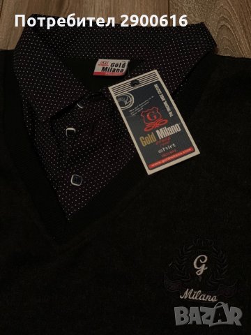 Мъжки пуловер Gold Milano, снимка 4 - Пуловери - 33343304