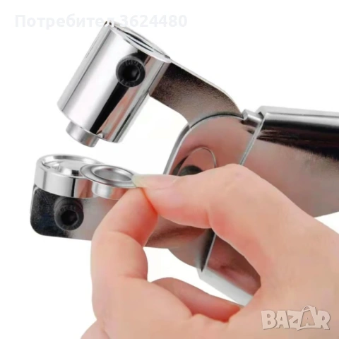 Инструмент за поставяне на капси  + 200бр. метални капси 4891, снимка 11 - Други инструменти - 53576623