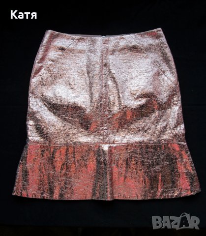 Пола с пеплум Three Floor Fashion медено златиста