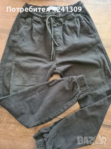 Мъжки спортен черен панталон Bershka, снимка 1