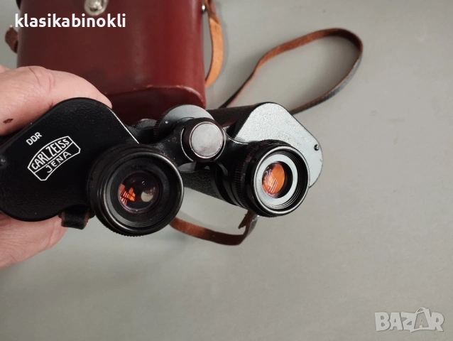 ТОП Немски Бинокъл Carl Zeiss Jena JENOPTEM-MULTI-COATED -10 х 50W-ГДР, снимка 4 - Екипировка - 53009903