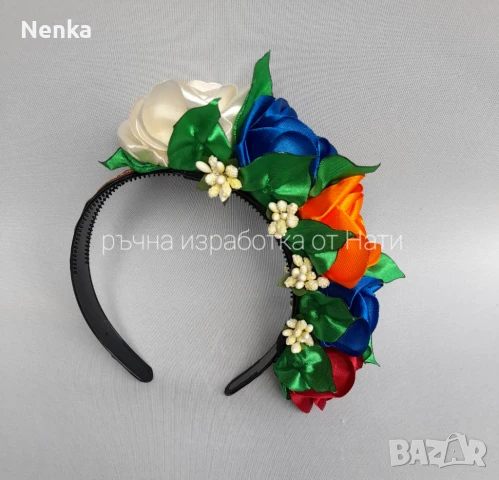 Венчета, китки,шноли за народна носия , снимка 10 - Аксесоари за коса - 50764933