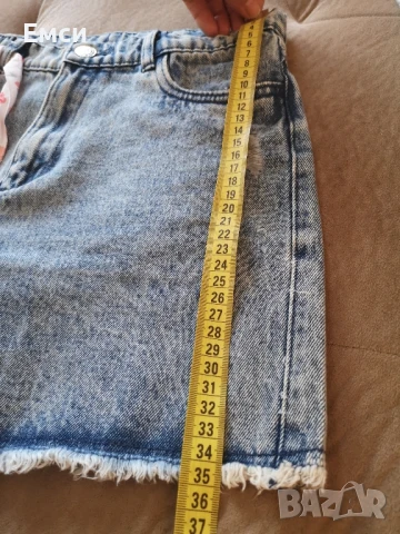 къси дънки-11-12 г, снимка 6 - Детски къси панталони - 50612482